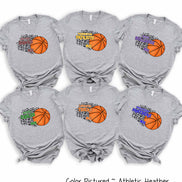 Personalized Leopard Basketball Number Fan Tee