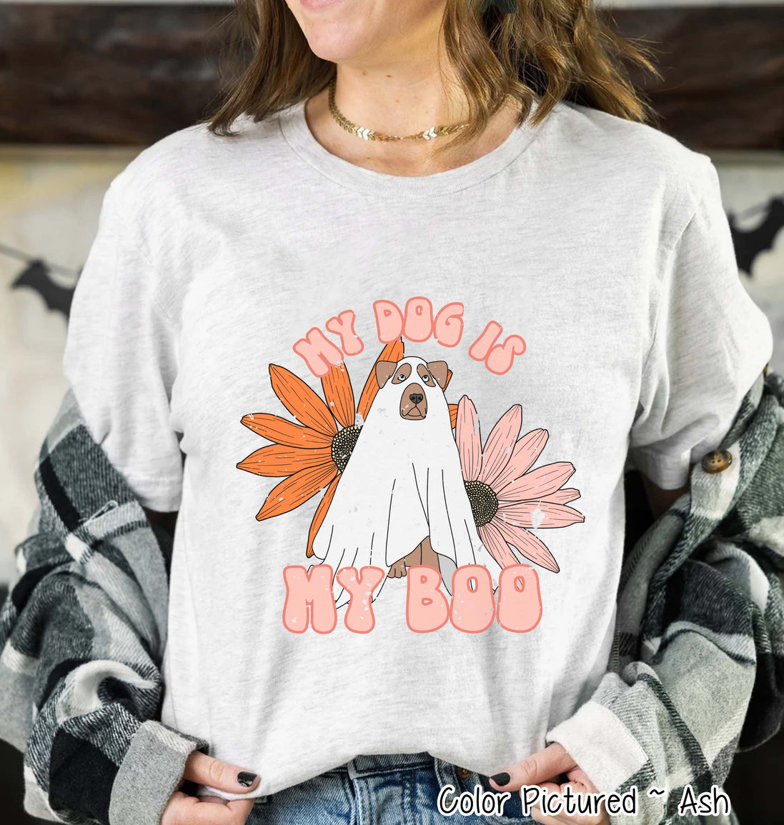 My Dog Is My Boo Cute Dog Lover Halloween Tee