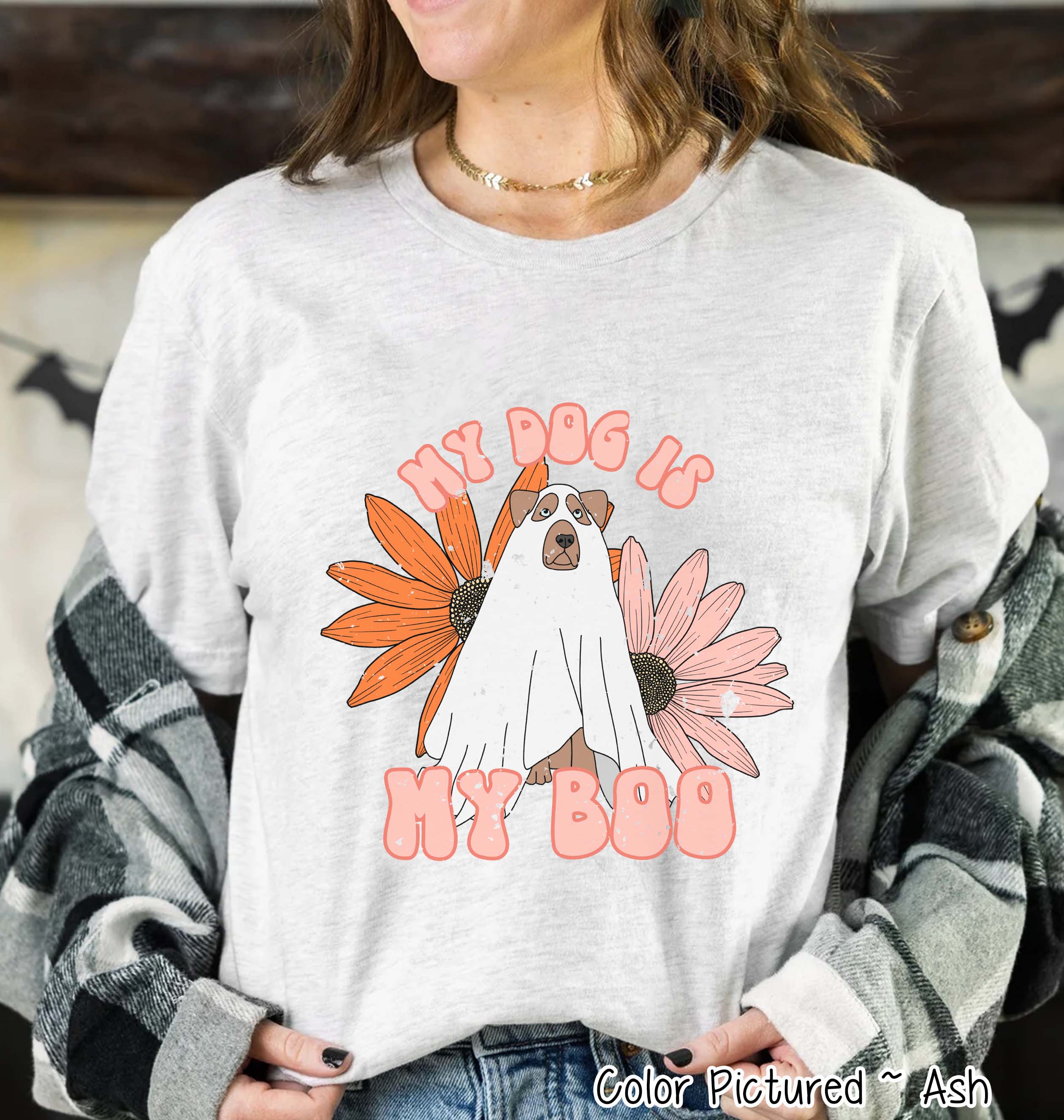 My Dog Is My Boo Cute Dog Lover Halloween Tee