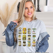 Vintage Canned Pickles Fun Fall Tee