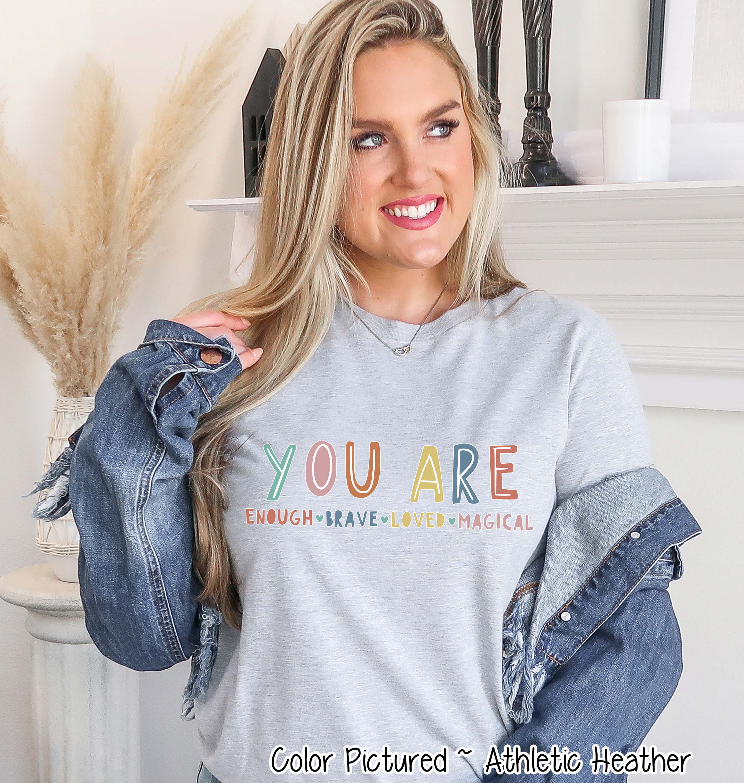 You Are Enough Motivational Encouraging Tee