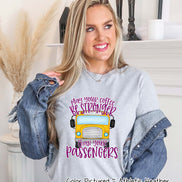 School Bus Driver Coffee Stronger than Passengers Funny Tee