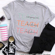 Teach Kindness Inspirational Teacher Tee