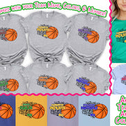 Personalized Leopard Basketball Number Fan Tee