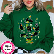 Black Cat St Patricks Day Tee or Sweatshirt