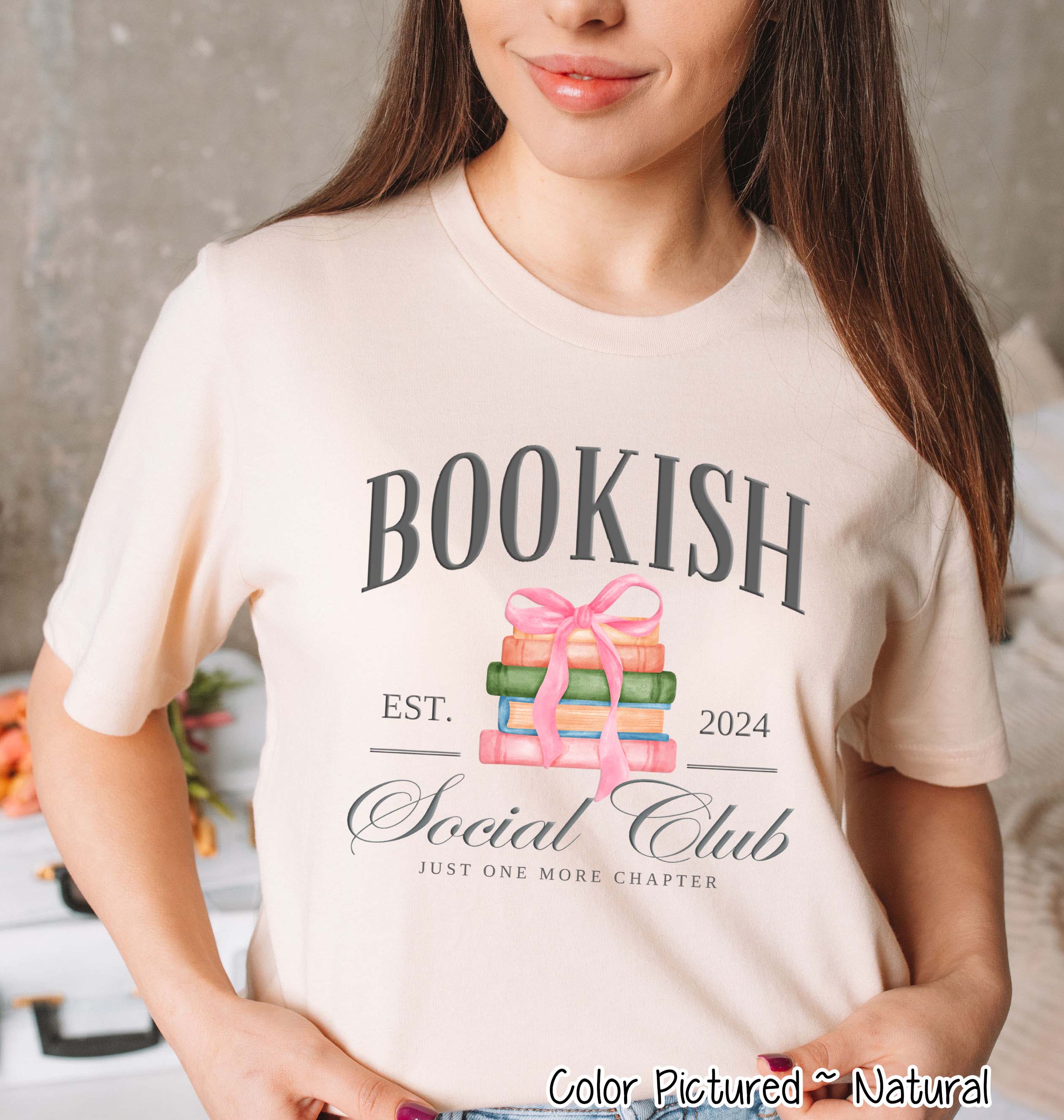 Coquette Bookish Social Club Tee or Sweatshirt