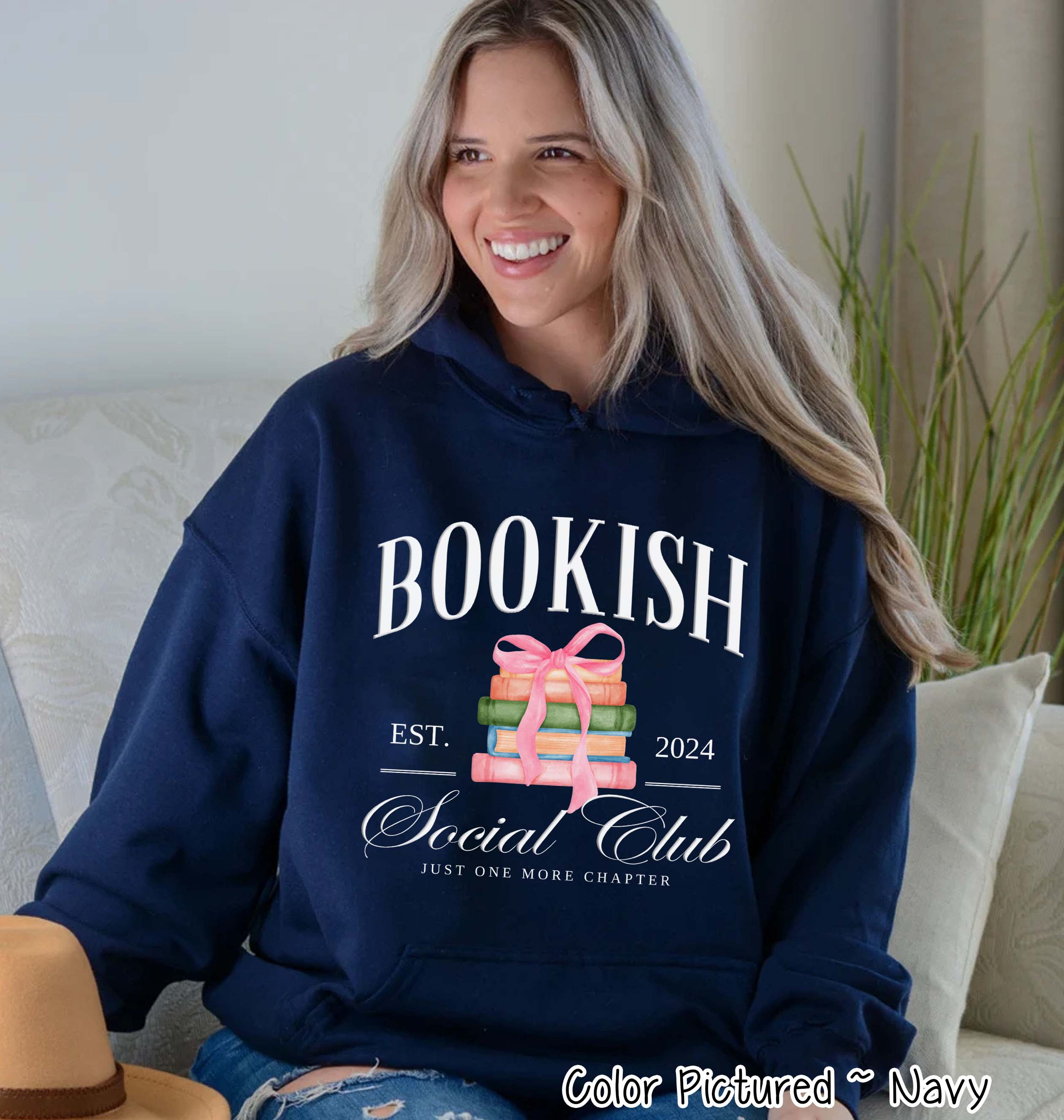 Coquette Bookish Social Club Tee or Sweatshirt