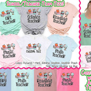 Monogram Latte Cup, Books, Globe School Teacher Class Tee