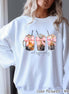 Coquette Pink Bow Iced Coffee Girly Tee and Sweatshirt