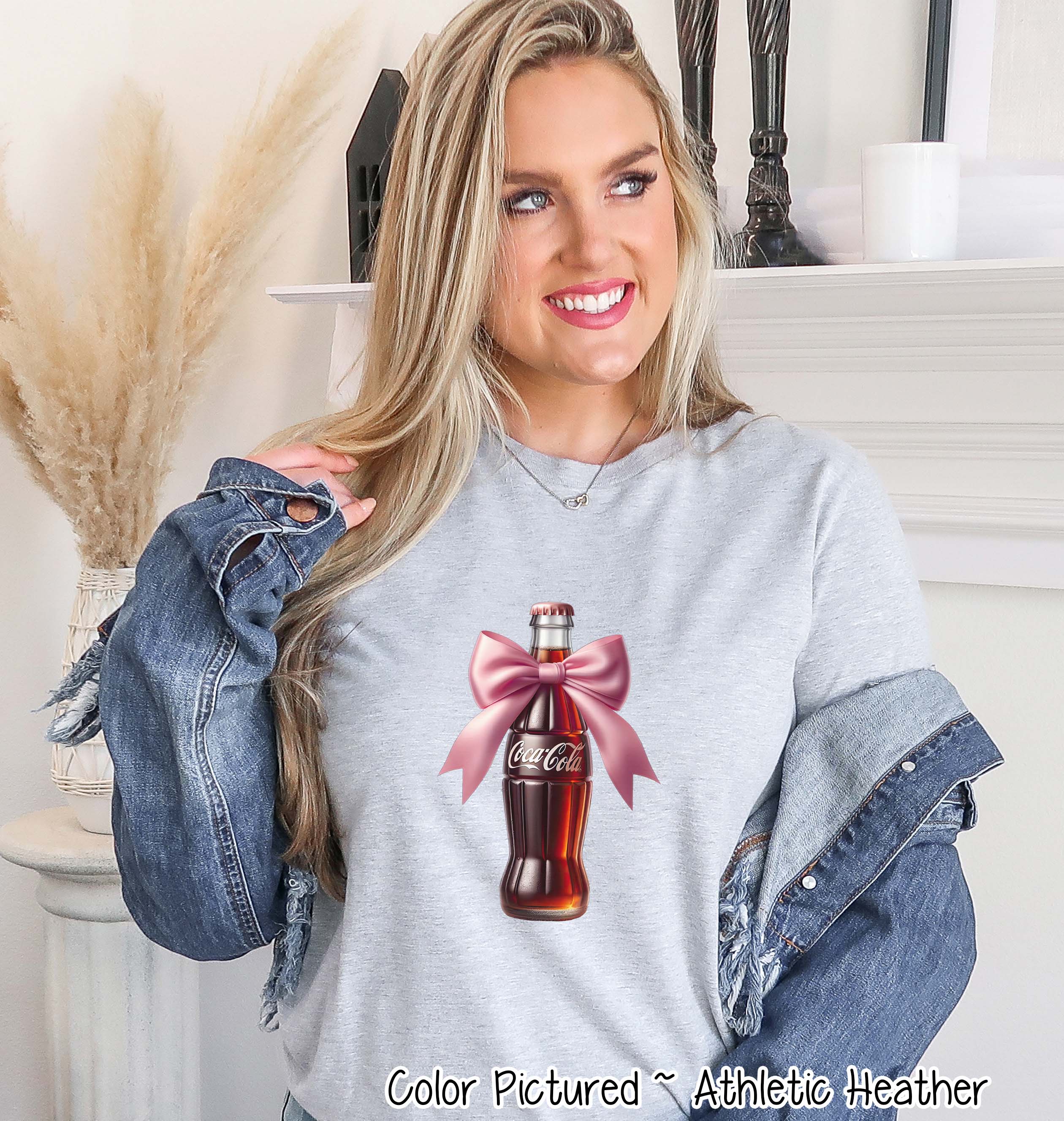 Coquette Pink Bow Coke Trendy Tee and Sweatshirt