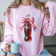 Coquette Pink Bow Coke Trendy Tee and Sweatshirt