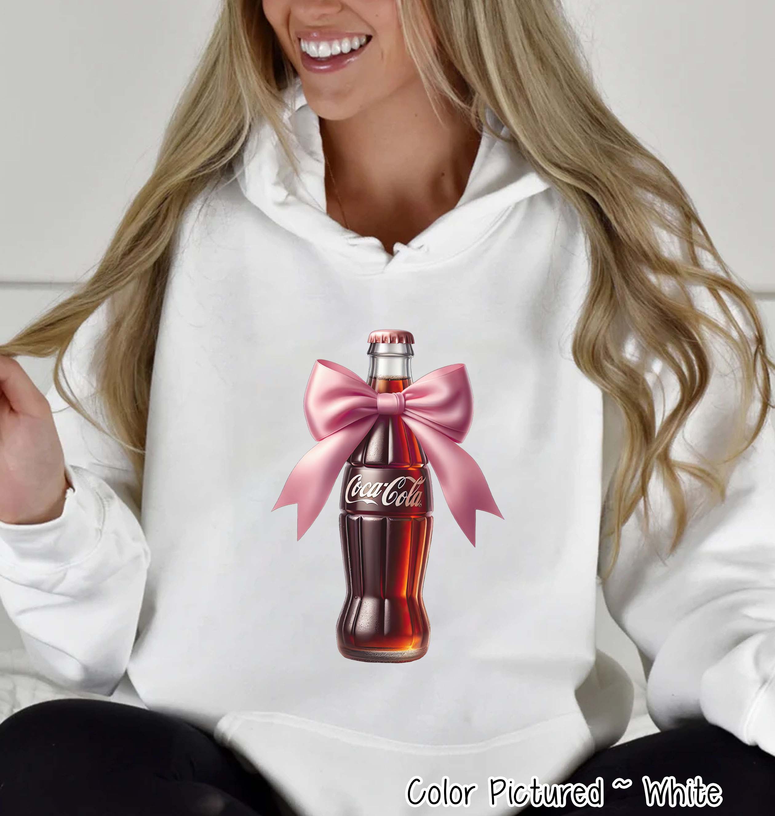 Coquette Pink Bow Coke Trendy Tee and Sweatshirt