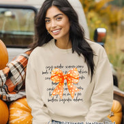 Coquette Fall Bow Cozy Sweater or Tee