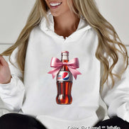 Coquette Pink Bow Diet Pepsi Trendy Soda Tee and Sweatshirt