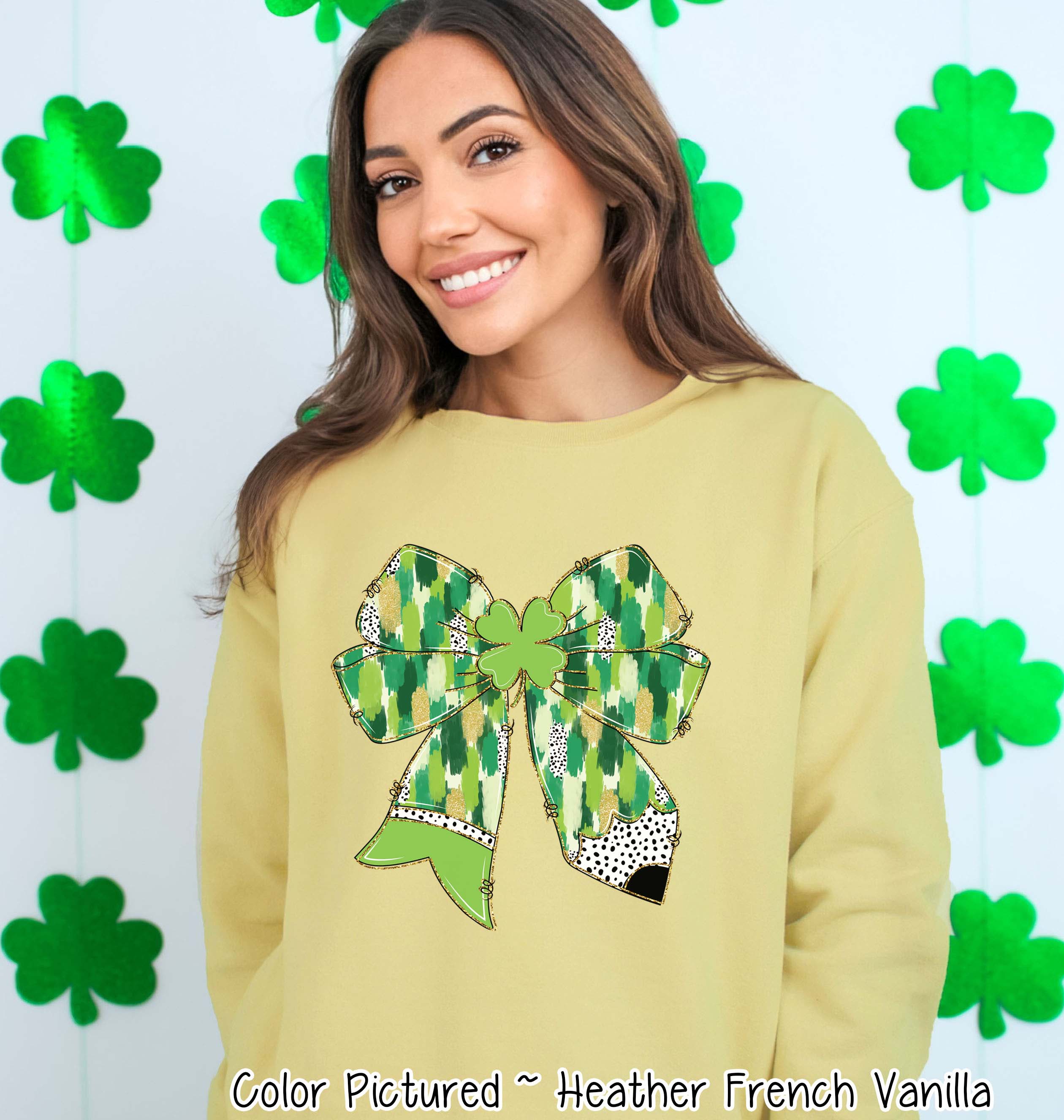 Coquette Pencil Teacher St Patricks Day Tee or Sweatshirt