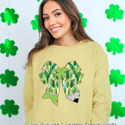 Coquette Pencil Teacher St Patricks Day Tee or Sweatshirt