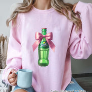 Coquette Pink Bow Sprite Trendy Soda Tee and Sweatshirt
