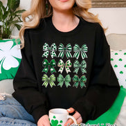 Coquette Bows St Patricks Day Tee or Sweatshirt