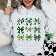 Coquette Bows St Patricks Day Tee or Sweatshirt