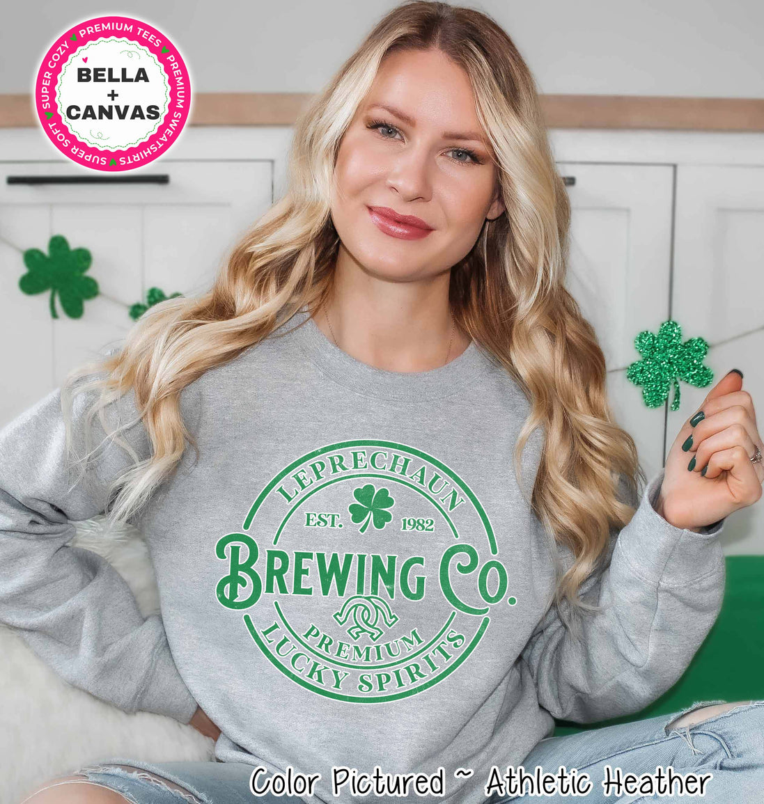 Leprechaun Brewing Co. St Patricks Day Tee or Sweatshirt