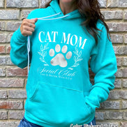 Cat Mom Social Club Tee or Sweatshirt