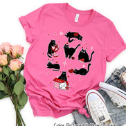 Mischievous Black Cat Valentine Tee or Sweatshirt