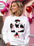 Mischievous Black Cat Valentine Tee or Sweatshirt