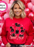 Cute Black Cat Valentine Tee or Sweatshirt