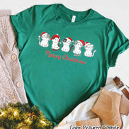 Meowy Christmas Cute Cat Tee or Sweatshirt