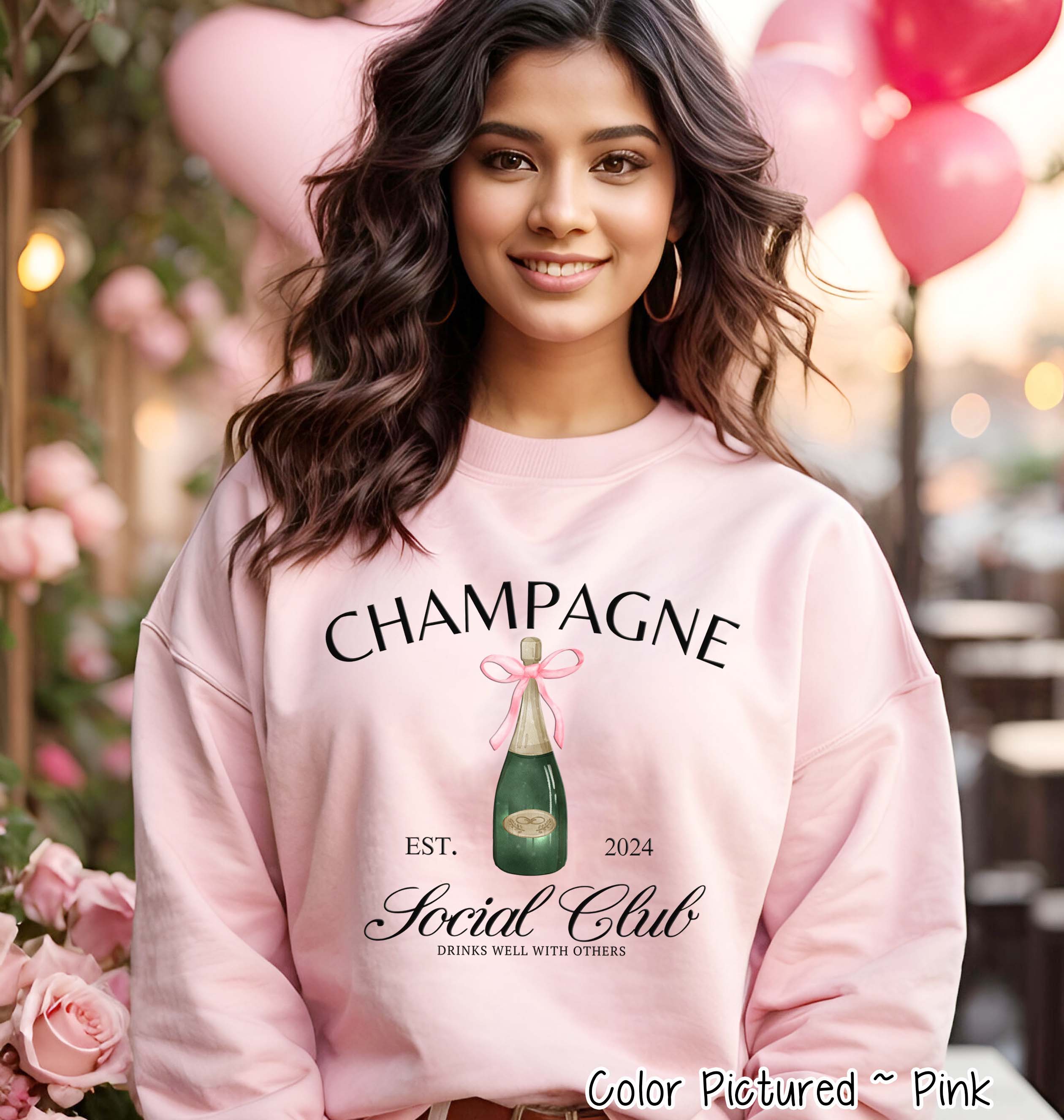 Champagne Social Club Tee or Sweatshirt