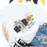 Let's Celebrate Champagne Happy New Year Tee or Sweatshirt