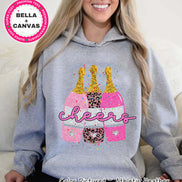 Champagne Cheers New Year Tee or Sweatshirt