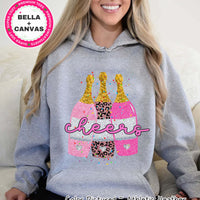 Champagne Cheers New Year Tee or Sweatshirt