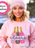 Champagne Cheers New Year Tee or Sweatshirt