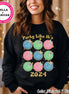 Party Like It's 2024 Disco Ball New Year Tee or Sweatshirt