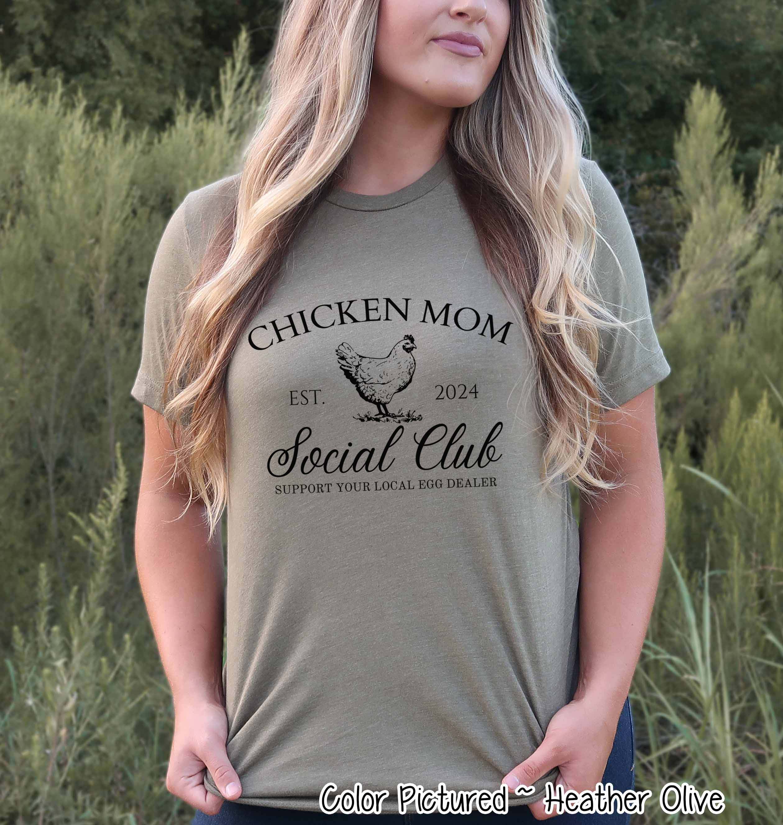 Chicken Mom Social Club Tee or Sweatshirt