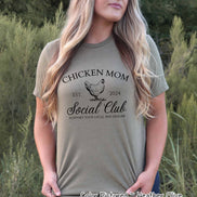 Chicken Mom Social Club Tee or Sweatshirt