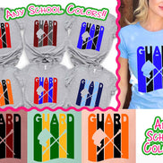 Personalized Color Guard Matching Team Tee