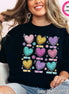 Faux Glitter Conversation Hearts Valentine Tee or Sweatshirt