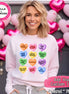Personalized Teacher Conversation Hearts Valentine Tee or Sweatshirt