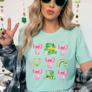 Coquette St Patricks Day Theme Tee or Sweatshirt