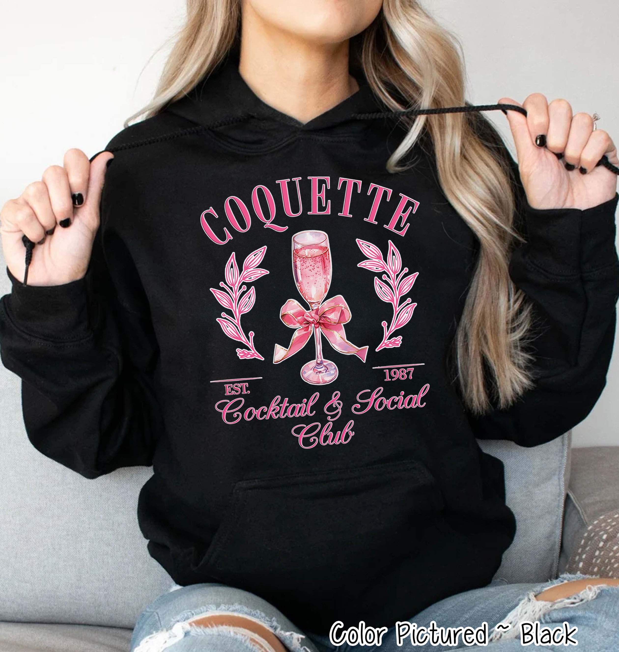 Coquette Cocktail Social Club Tee or Sweatshirt