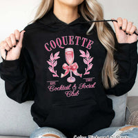 Coquette Cocktail Social Club Tee or Sweatshirt
