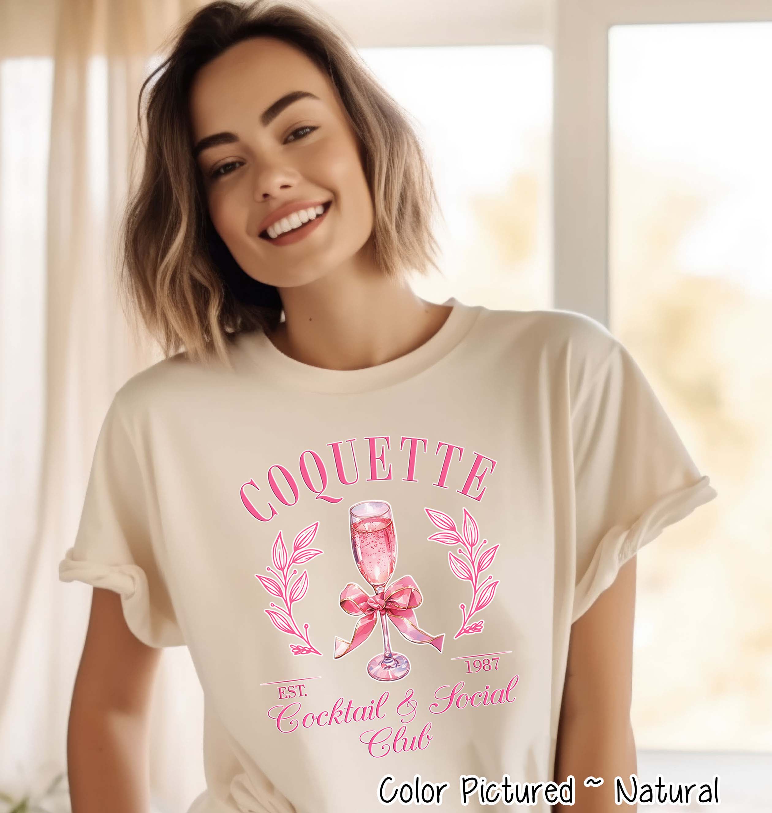 Coquette Cocktail Social Club Tee or Sweatshirt