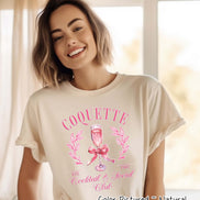 Coquette Cocktail Social Club Tee or Sweatshirt