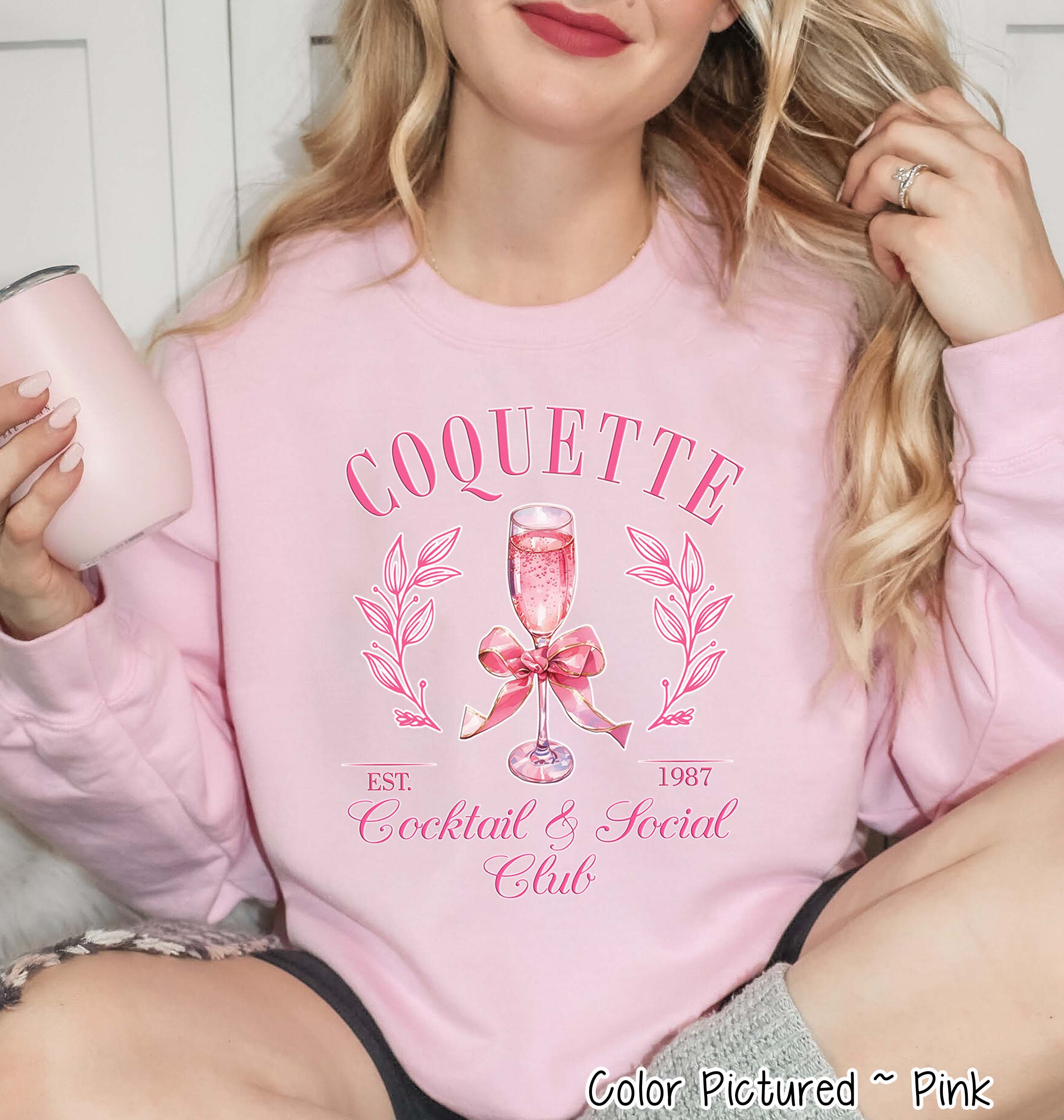 Coquette Cocktail Social Club Tee or Sweatshirt