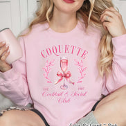 Coquette Cocktail Social Club Tee or Sweatshirt