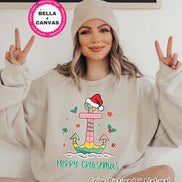 Merry Cruismas Anchor Christmas Cruise Tee or Sweatshirt