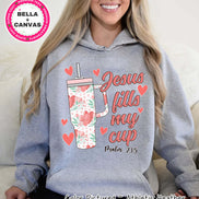 Jesus Fills My Cup Obsessive Cup Valentine Tee or Sweatshirt