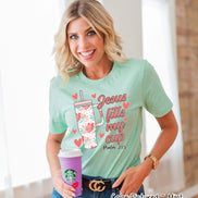 Jesus Fills My Cup Obsessive Cup Valentine Tee or Sweatshirt